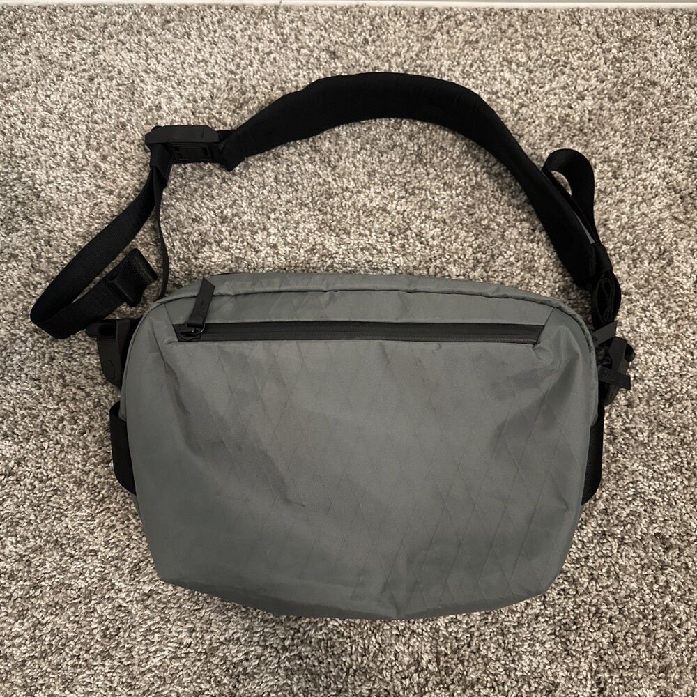 ALPAKA Go Sling X-PAC VX21 Slate Grey w/Orange Interior Gently Used